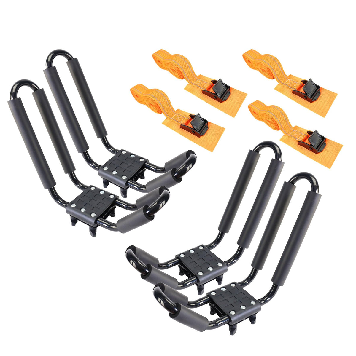 YUANSHI J-bar front view showing cradle and secure hold benefit