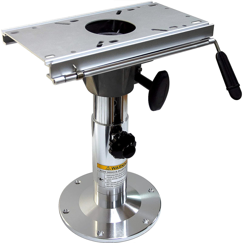 Yuleimy front view pedestal showing complete kit and sturdy construction benefiting stability