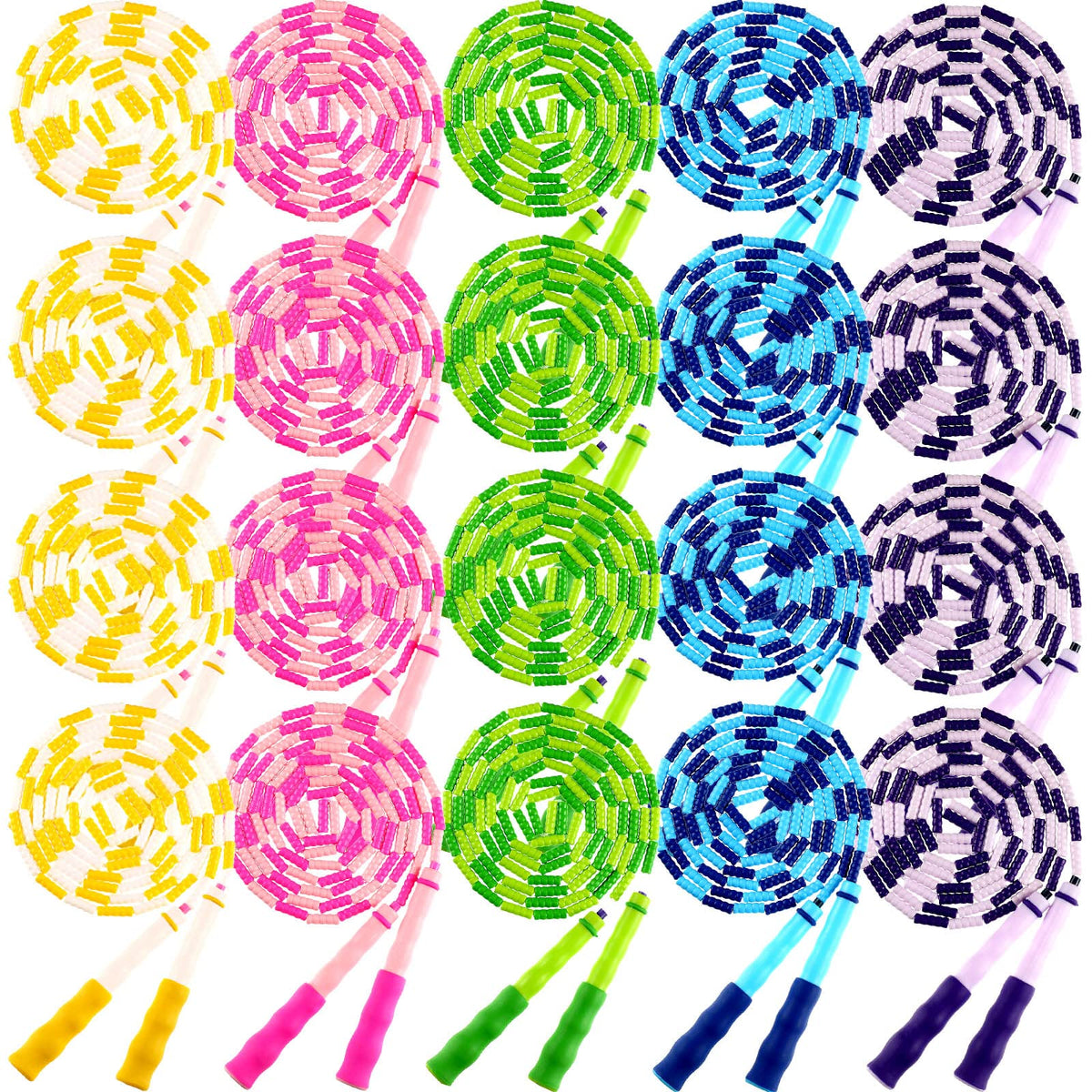 Yunsailing front packaging with twenty colorful ropes showing value and variety