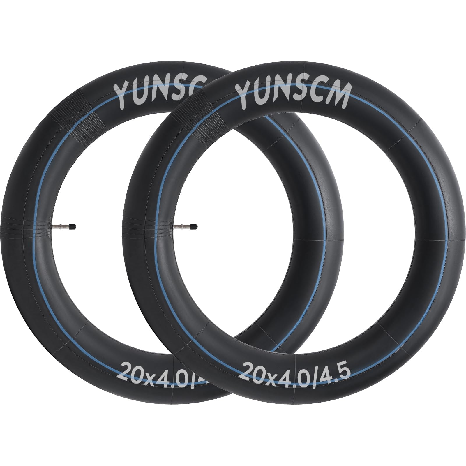 YunSCM inner tube installed inside a 20x4 fat tire for secure fit and stability