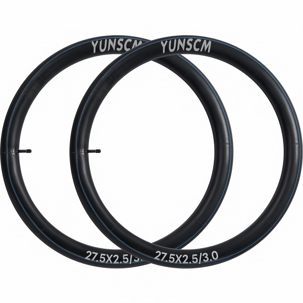 YunSCM tube mounted inside a 27.5x2.8 tire demonstrating fit and sealing benefit