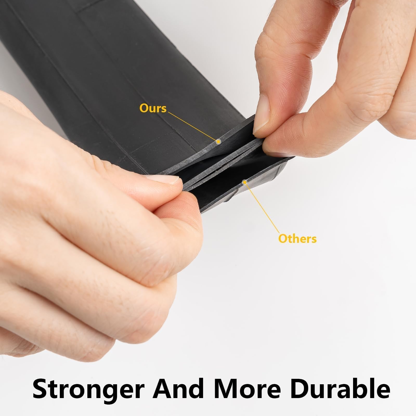 YunSCM detailed view of tube wall thickness showing improved puncture resistance