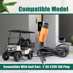 YUXIVCNE neatly coiled 10ft cable for compact storage and portability