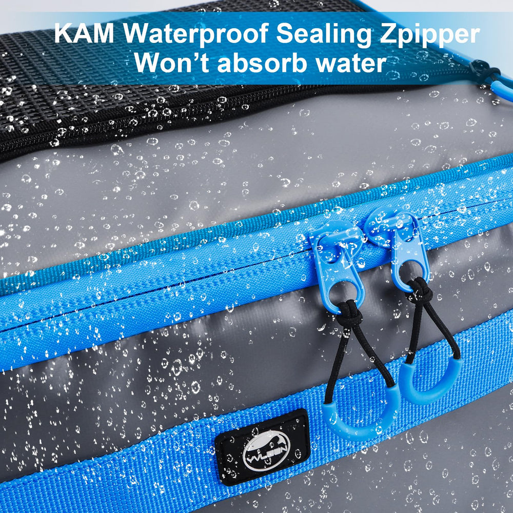 YVLEEN mounted on kayak displaying adjustable straps and stable attachment