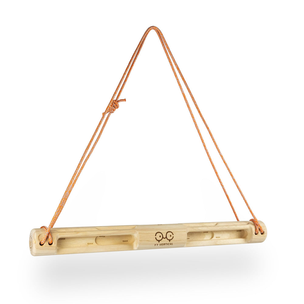 YY Vertical close-up of wood texture and grip comfort for skin-friendly holds