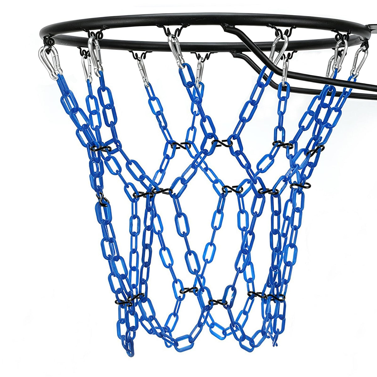 Yyiwhmy front view of net attached to rim showing ready-to-install benefit