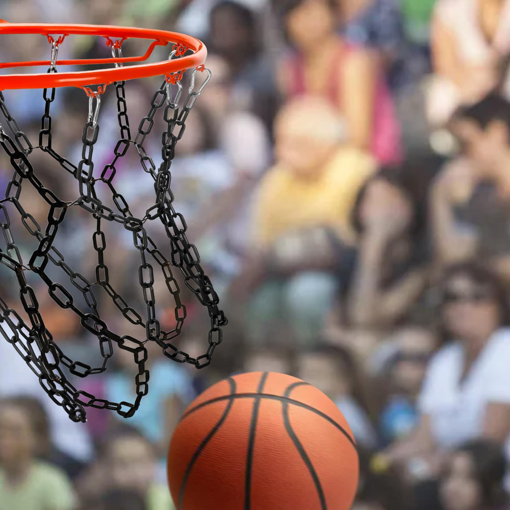 Yyiwhmy black resin net clipped on a standard rim for fast installation and reliability