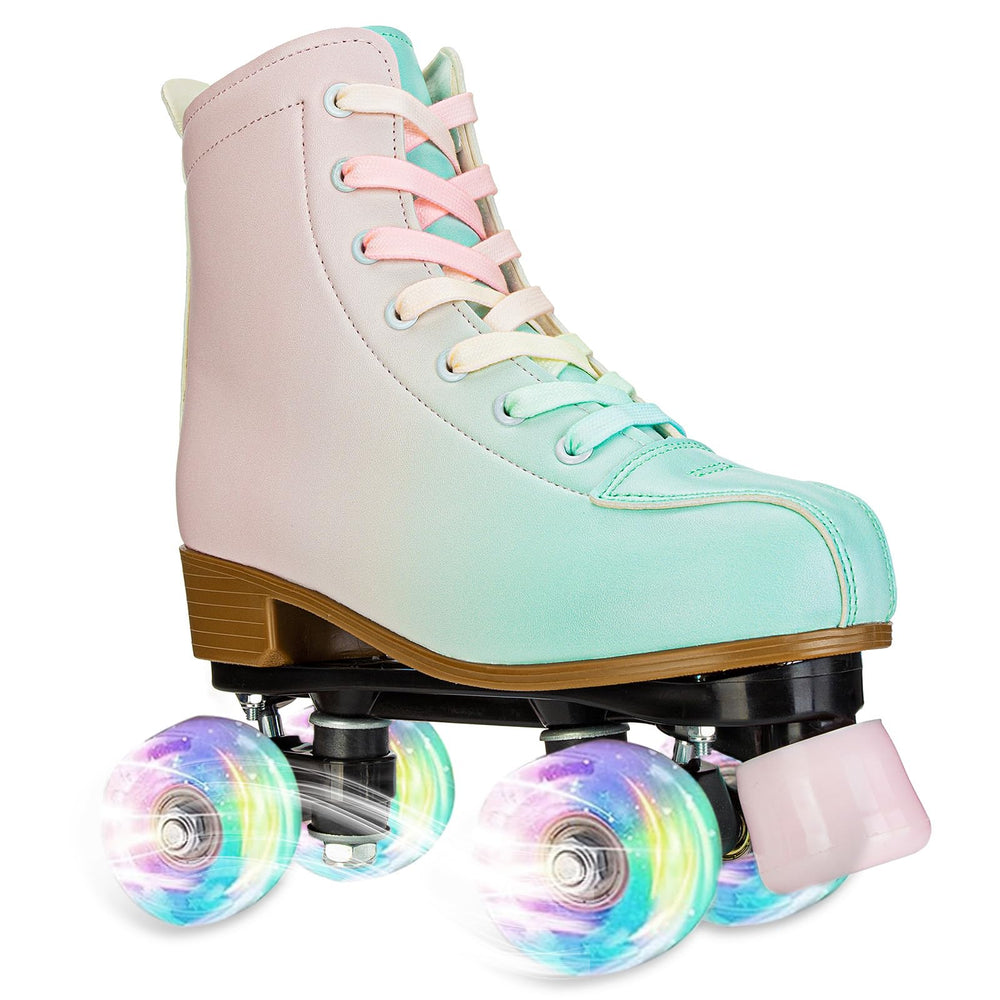 YYW close-up of PU leather and velvet lining for cushioned comfort