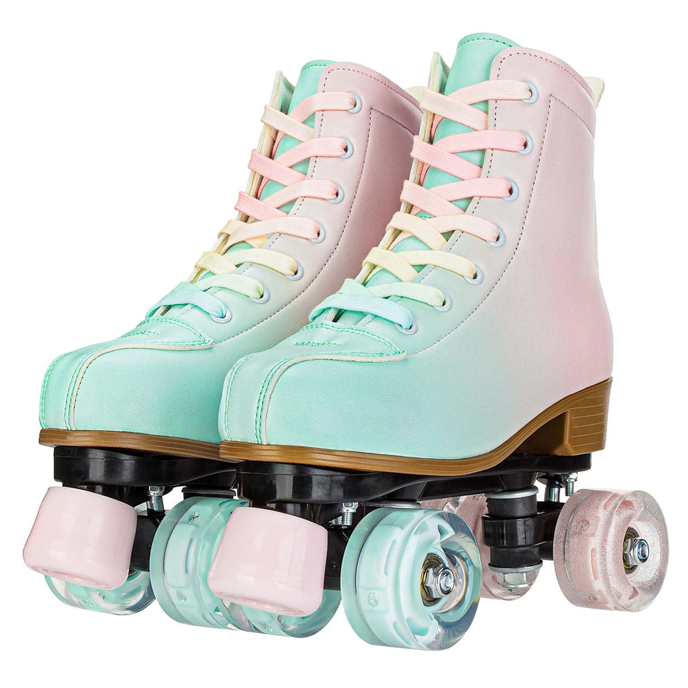 YYW crystal flash wheel close-up showing vibrant glow and grip for smoother motion