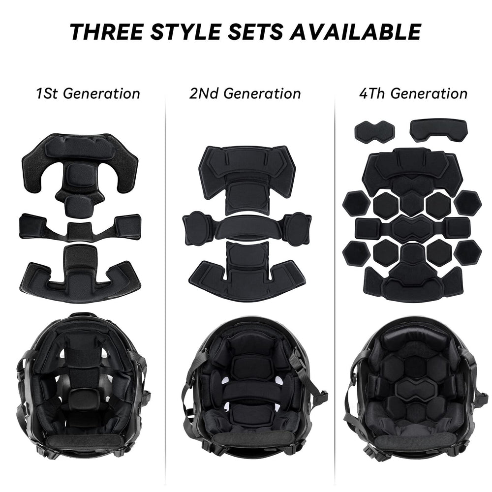 Yzpacc lifestyle shot of pads in motorcycle helmet ready for comfortable riding