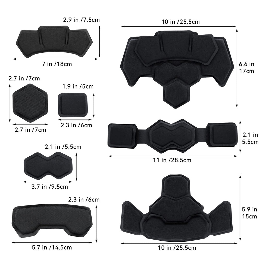 Yzpacc user installing pads inside helmet to customize fit quickly and tool-free