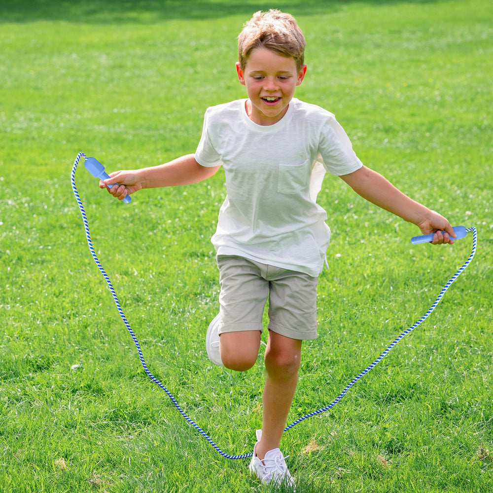 ZATAYE child skipping rope outdoors illustrating active play benefit