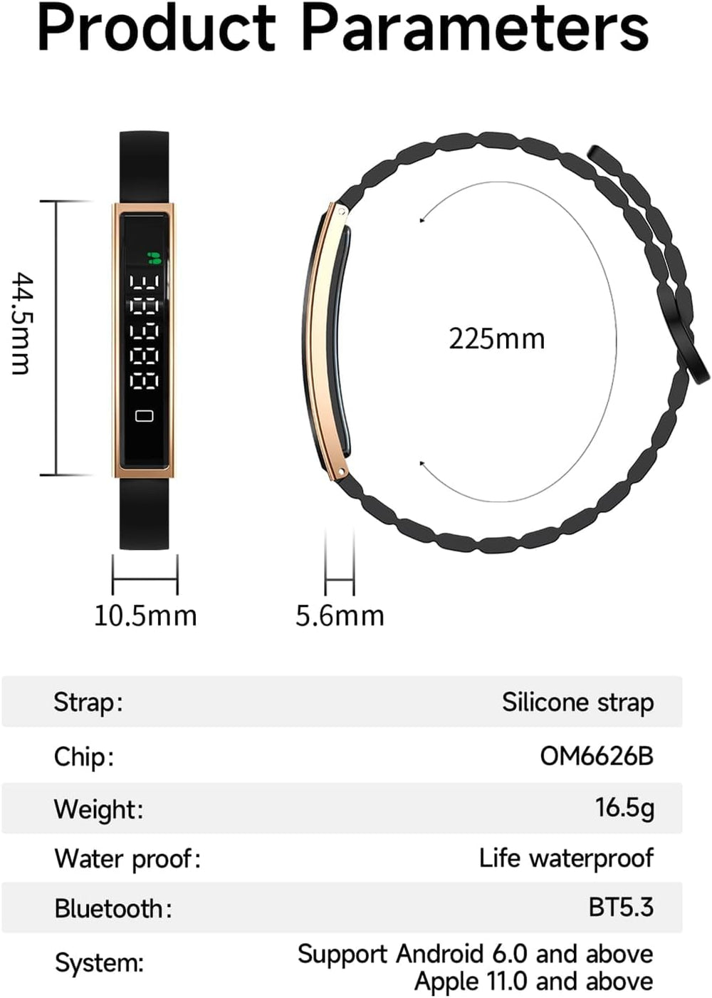 ZBNMY strap detail highlighting secure clasp and comfortable fit benefit