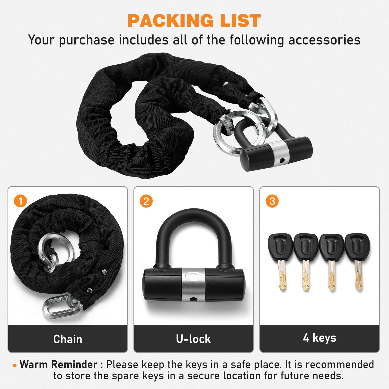 ZEIXIHY four precision keys with lock cylinder showing convenient backup access