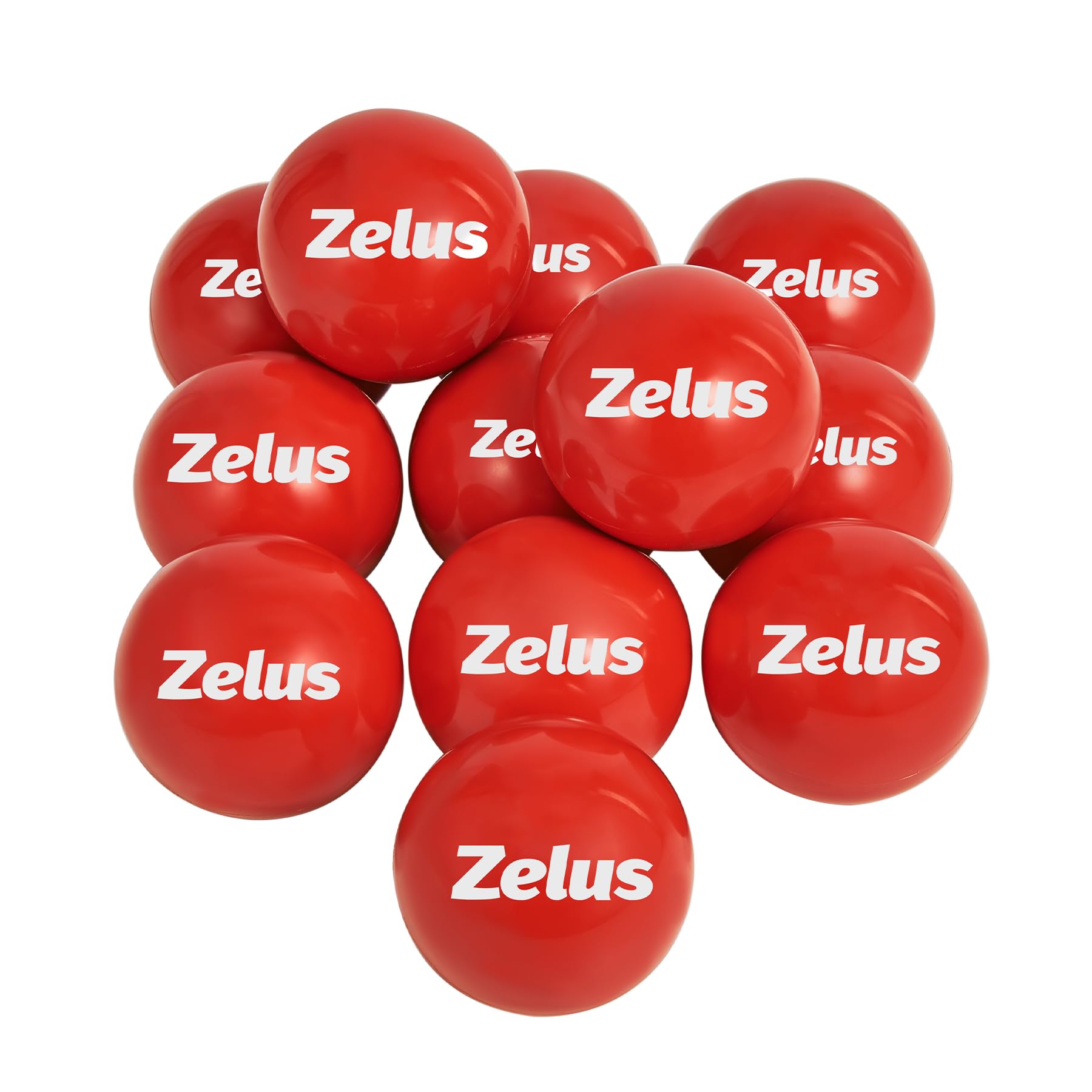 ZELUS balls stored in a practice bucket ready for drills showing organized equipment for coaches