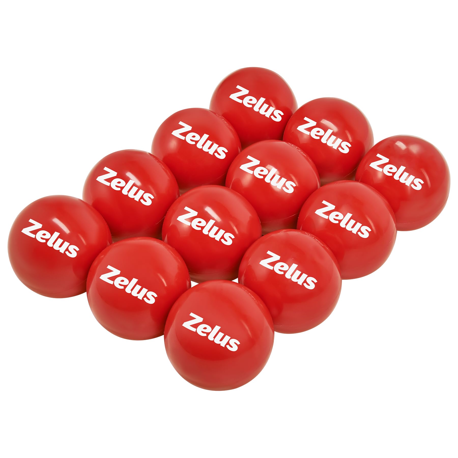 ZELUS balls in a team practice setting on a field showing efficient group training and fast retrieval