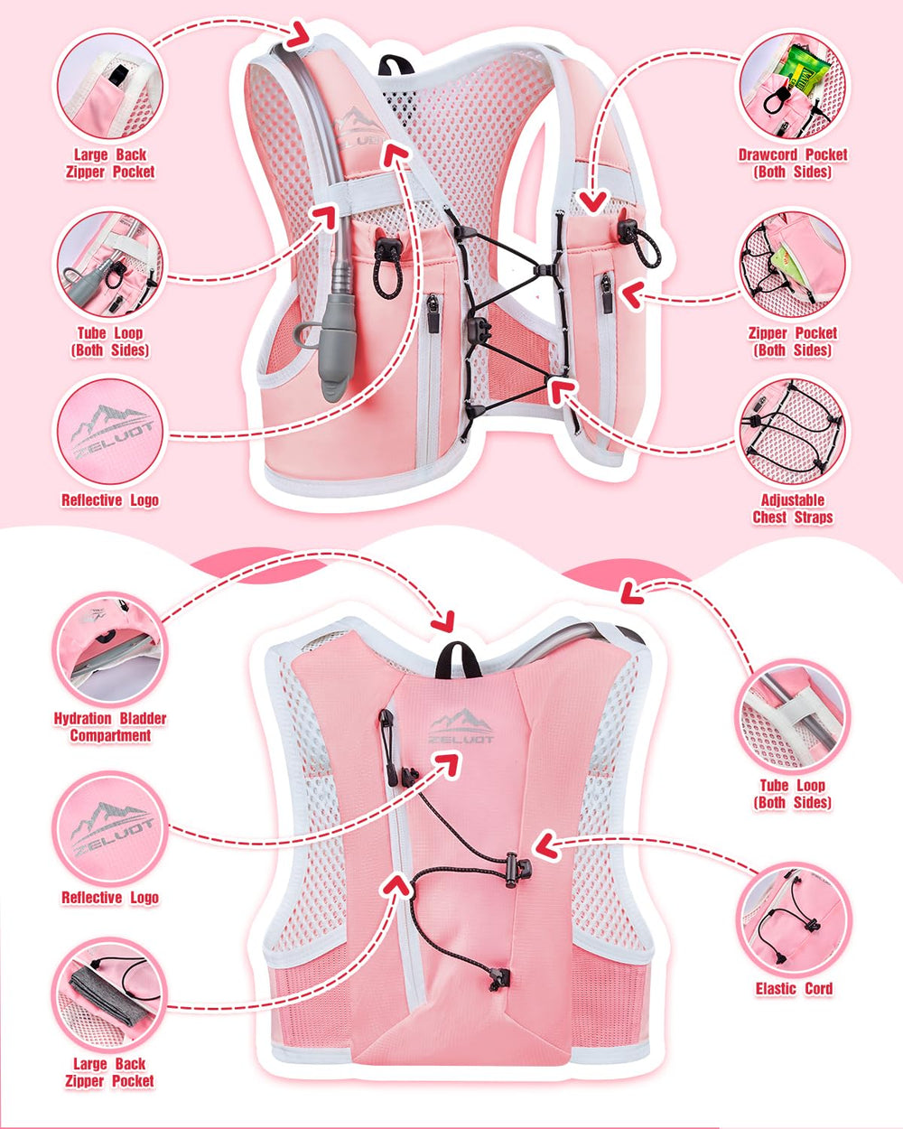 Zelvot soft high-flow bite valve close-up for easy spill-free drinking