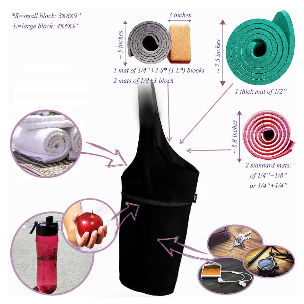 Zenifit side pocket holding water bottle demonstrating quick hydration access