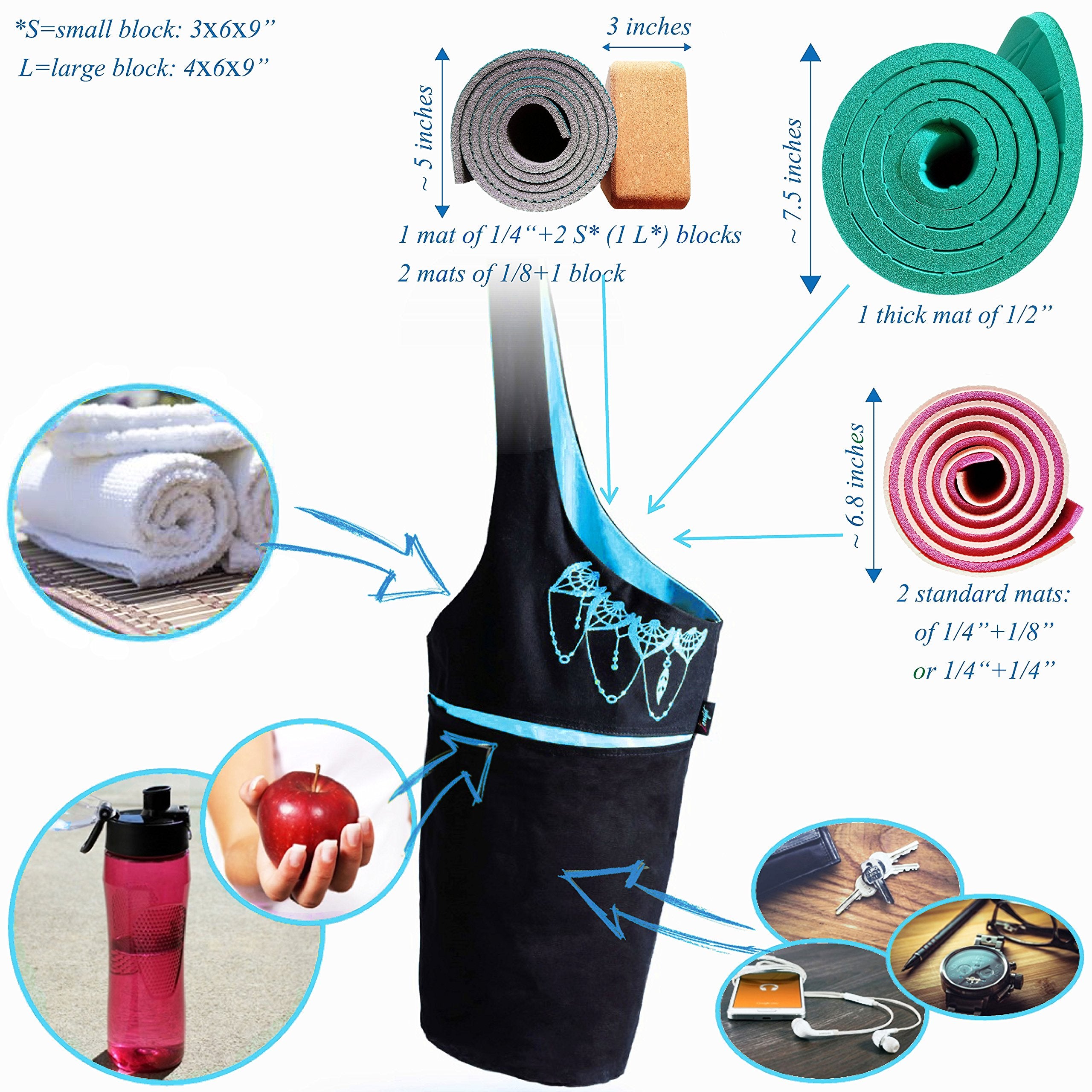 Zenifit side pocket holding a water bottle for easy hydration access during practice