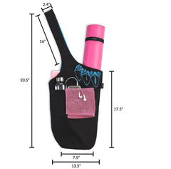 Zenifit zippered pocket with two included elastics keeping valuables and straps secure