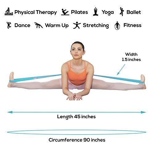Zenmarkt band wrapped around ankle doing turnout exercise, promotes muscle activation