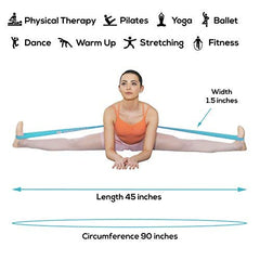 Zenmarkt band wrapped around ankle doing turnout exercise, promotes muscle activation