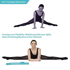 Zenmarkt band in use for leg stretch, demonstrating improved range of motion