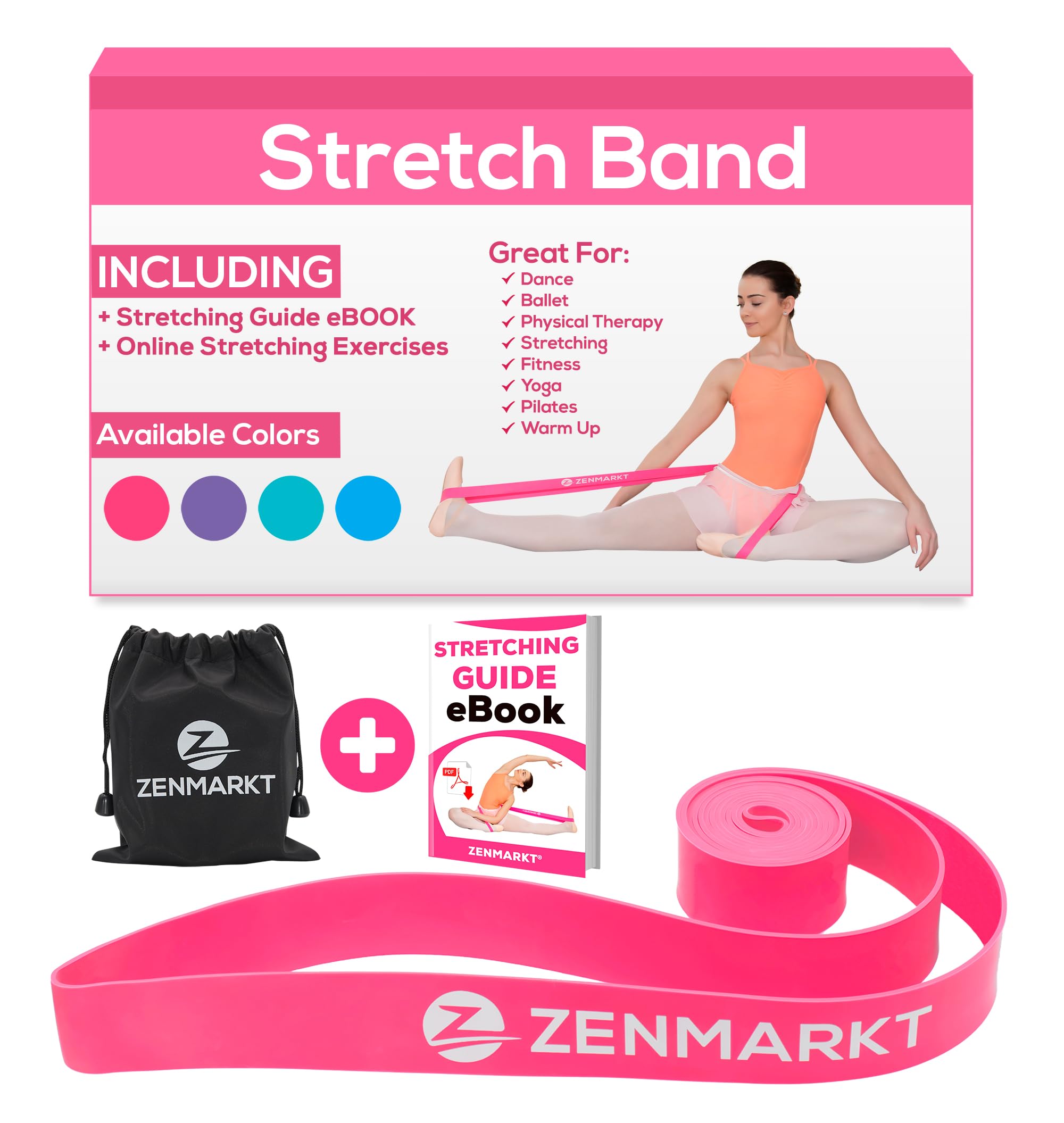 Zenmarkt front packaging showing band and included flyer for convenient use