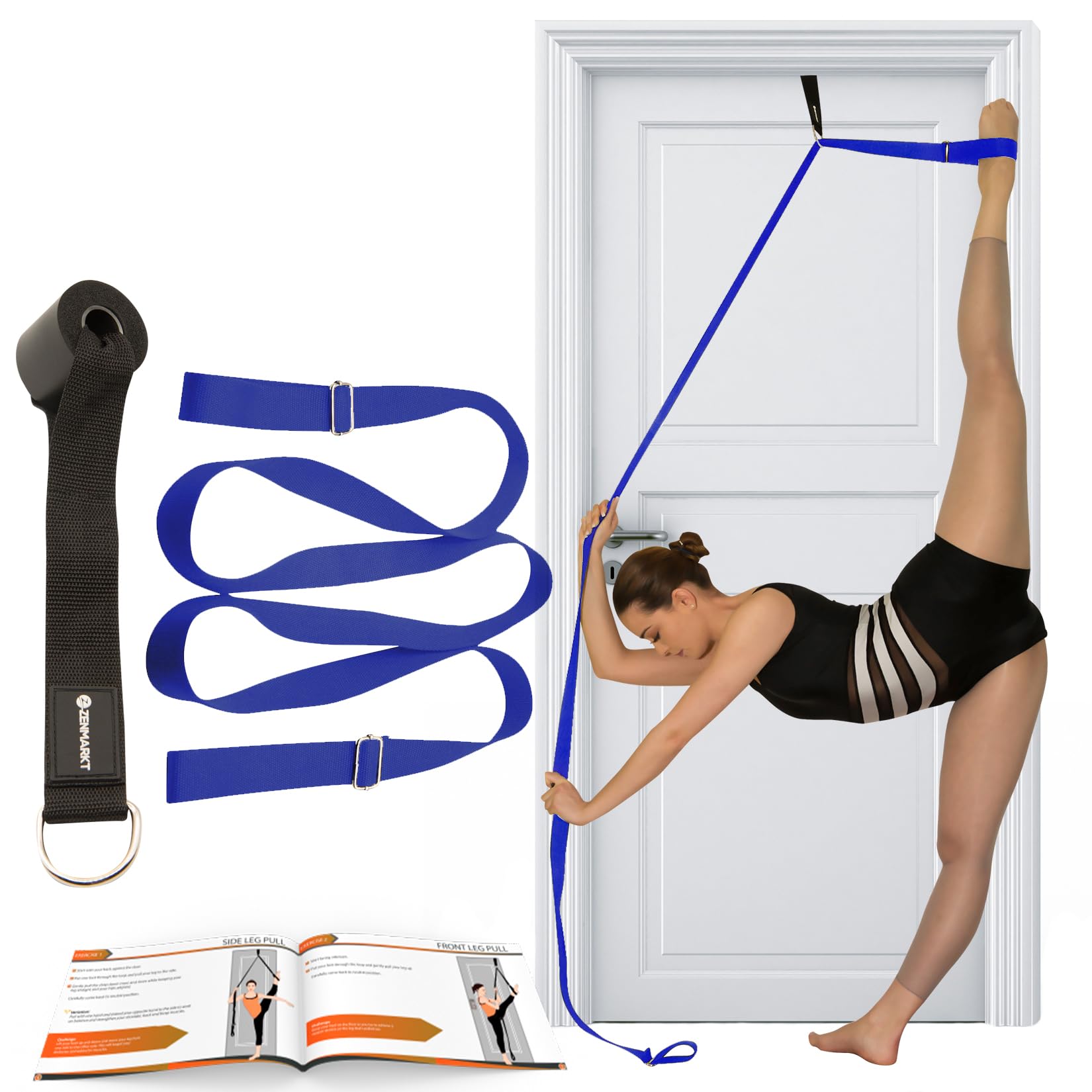 Zenmarkt front view of strap showing full kit and portability benefits