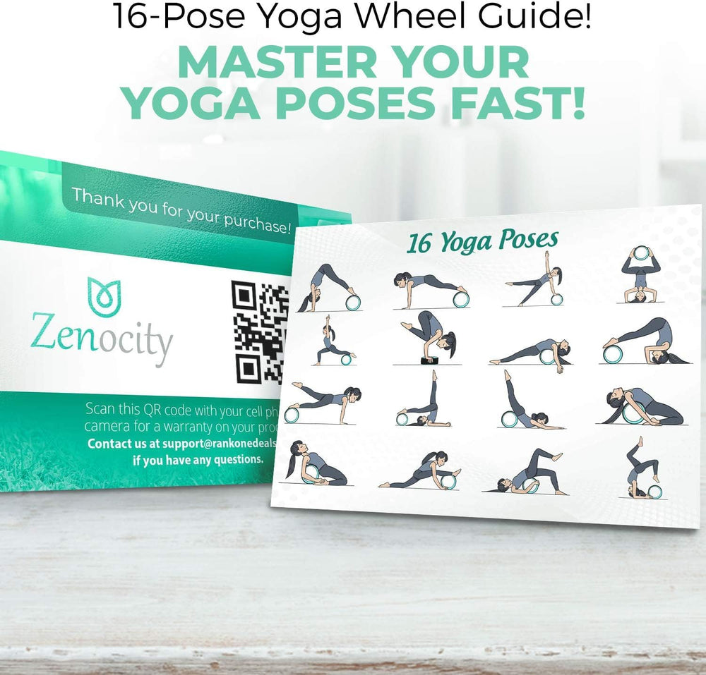 Zenocity yoga wheel in a calm studio setting suggesting balance accessory for focused practice