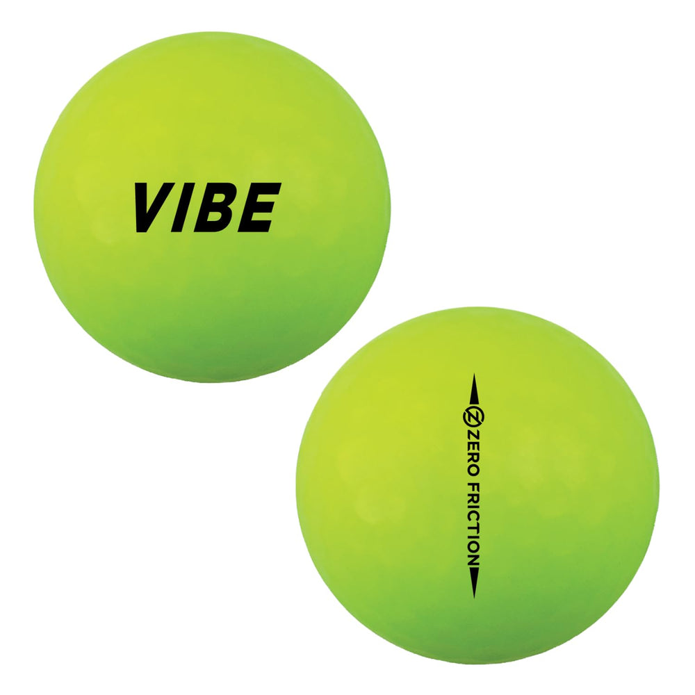 Zero Friction assortment of colored balls for easy on-course identification