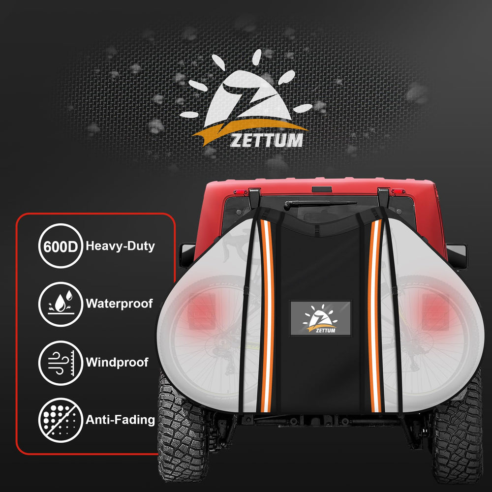 Zettum close-up of 600D fabric texture showing durable weather protection