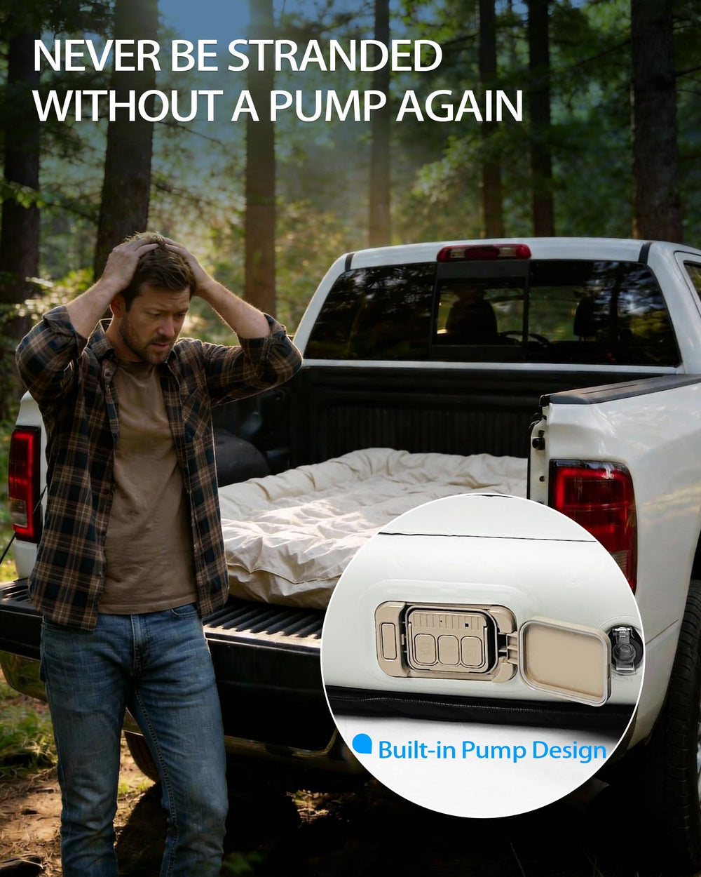 ZEZUT mattress used as moving blanket protecting tools and cargo from scratches