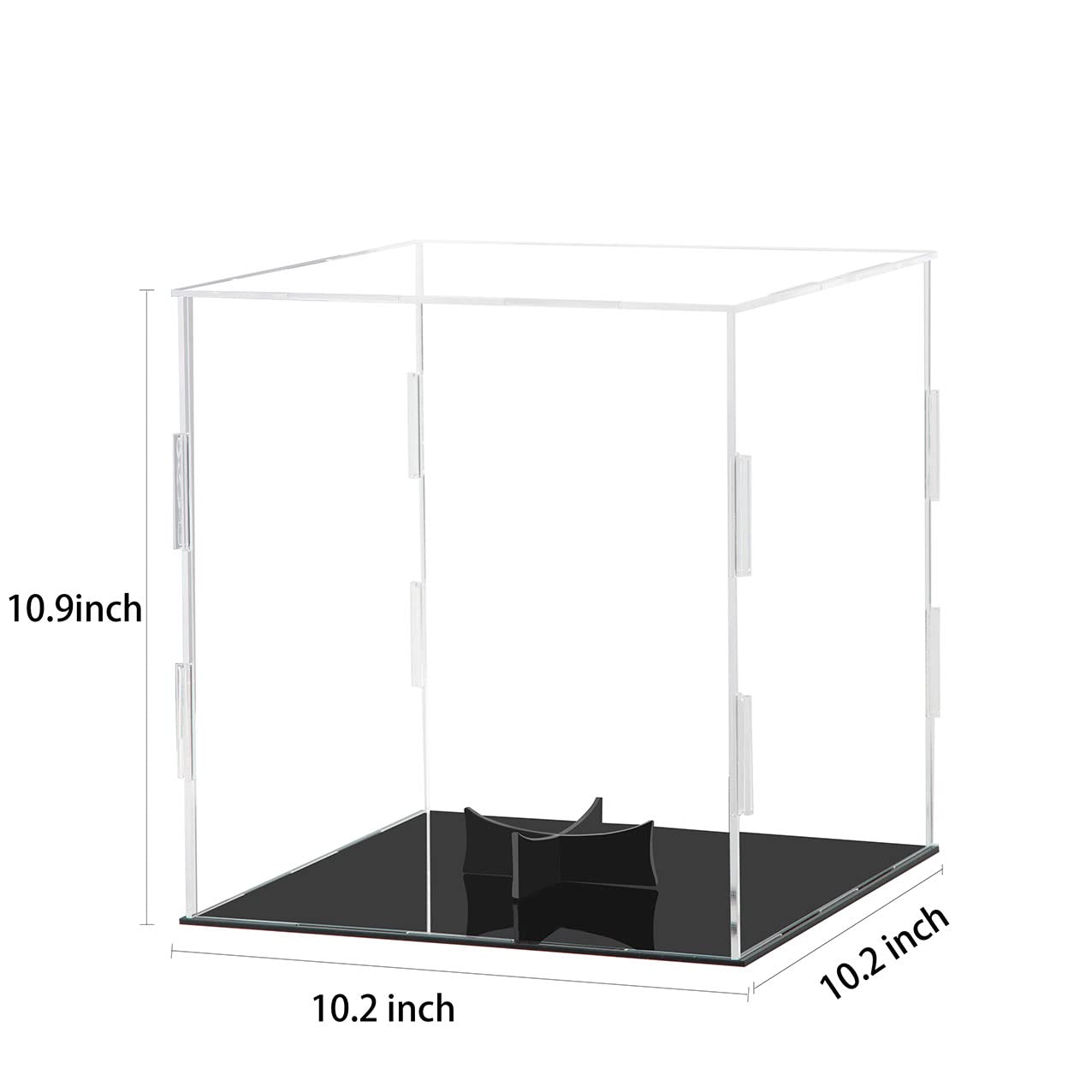 ZIGFRUIT cube beside ruler demonstrating interior fit and size comparison