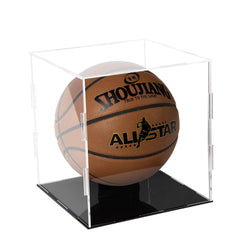ZIGFRUIT display with basketball on black stand highlighting neat presentation