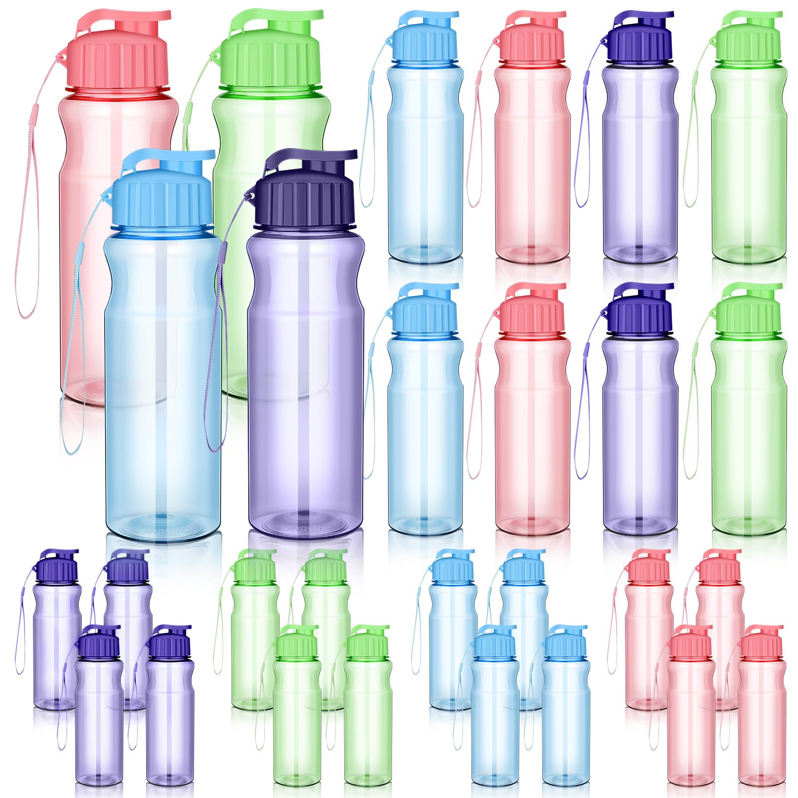 Ziliny front view of 24-pack bottles showing bright colors and bulk value