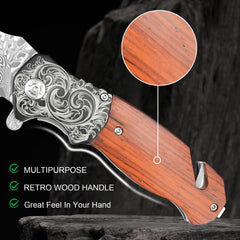 Zingbee seatbelt cutter closeup illustrating safe, quick emergency cutting
