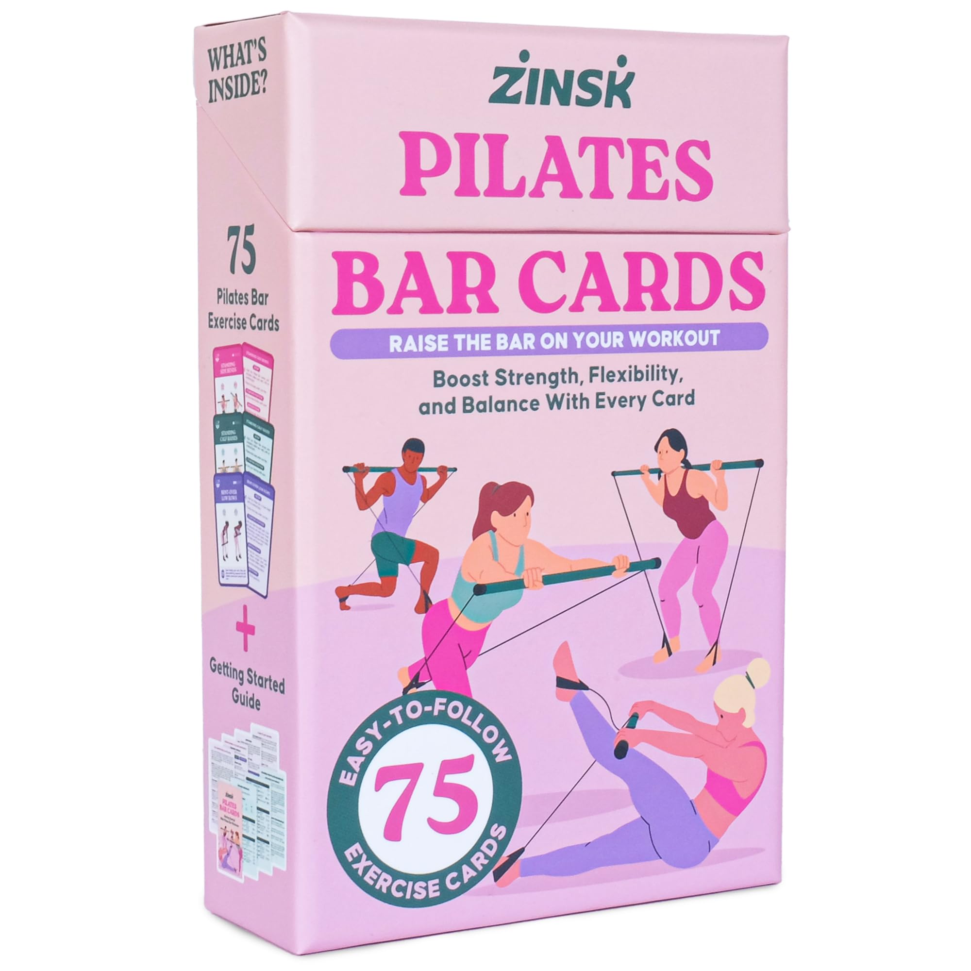 Zinsk front packaging showing deck and brand for easy selection