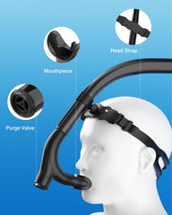 ZIONOR swim cap fitted on swimmer head for secure, low-friction fit
