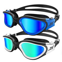 ZIONOR front view of both colorway goggles showing style and fit benefit