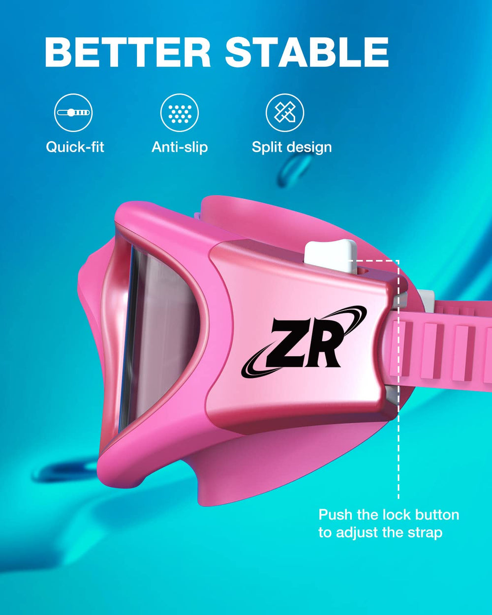 ZIONOR goggles in use on open water reducing glare