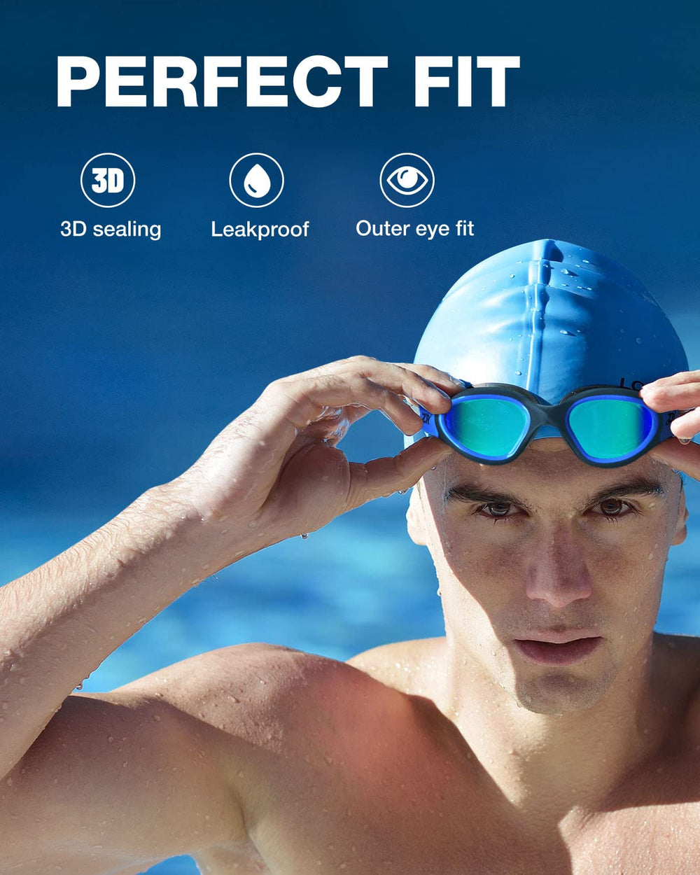 ZIONOR lifestyle image poolside displaying comfort and performance during use