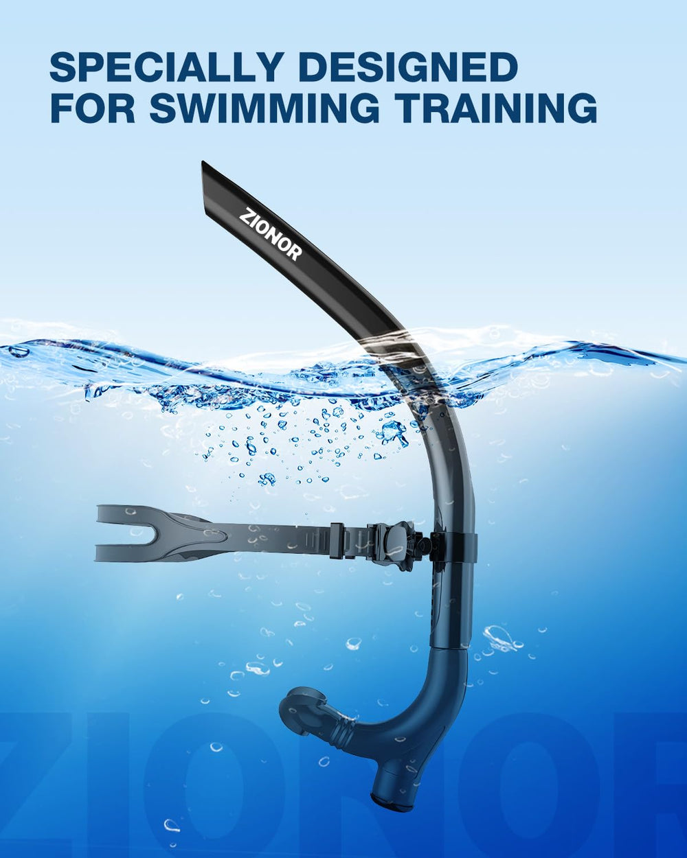 ZIONOR side profile of hydrodynamic tube reducing pool drag