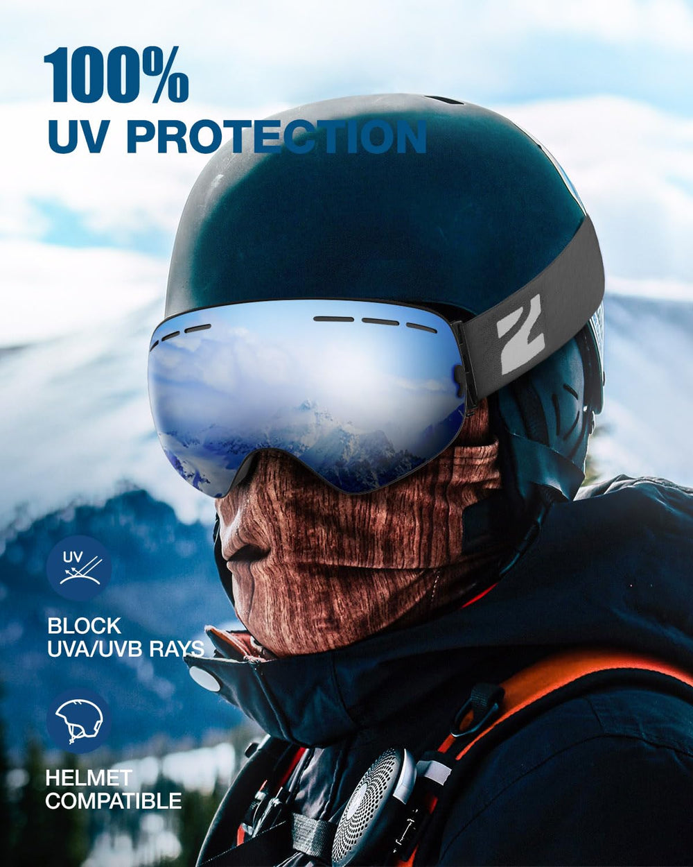 ZIONOR X demonstrating OTG fit over prescription glasses for comfort
