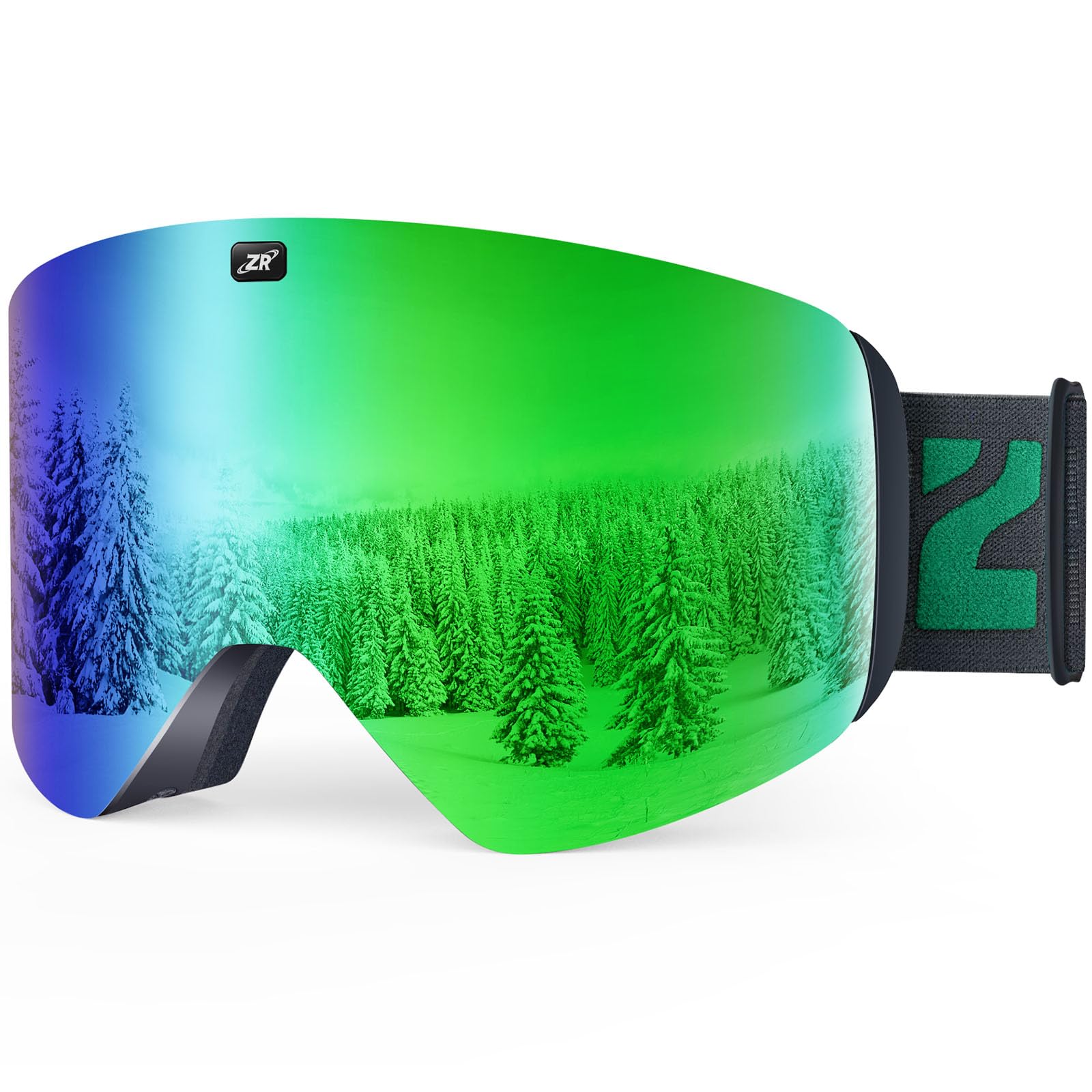 ZIONOR X11 front profile showing wide view and secure fit for clearer sight