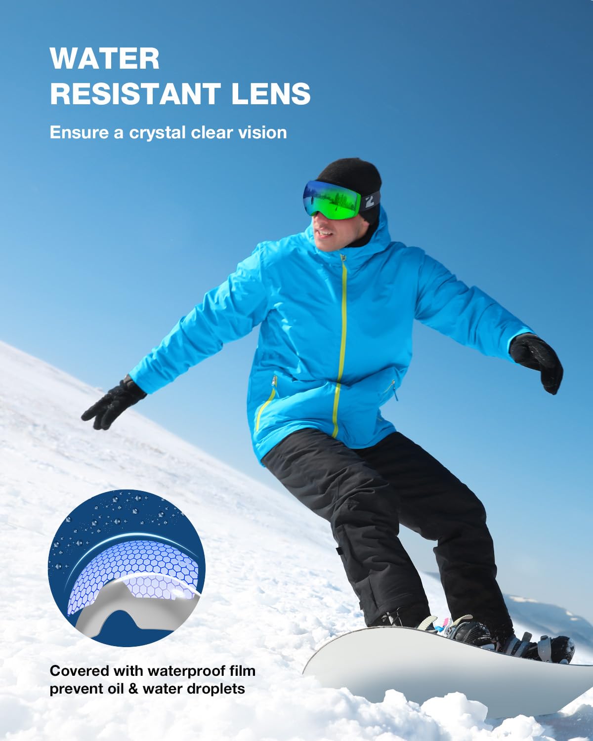 ZIONOR X4 lens spherical reflection displaying distortion-free optics