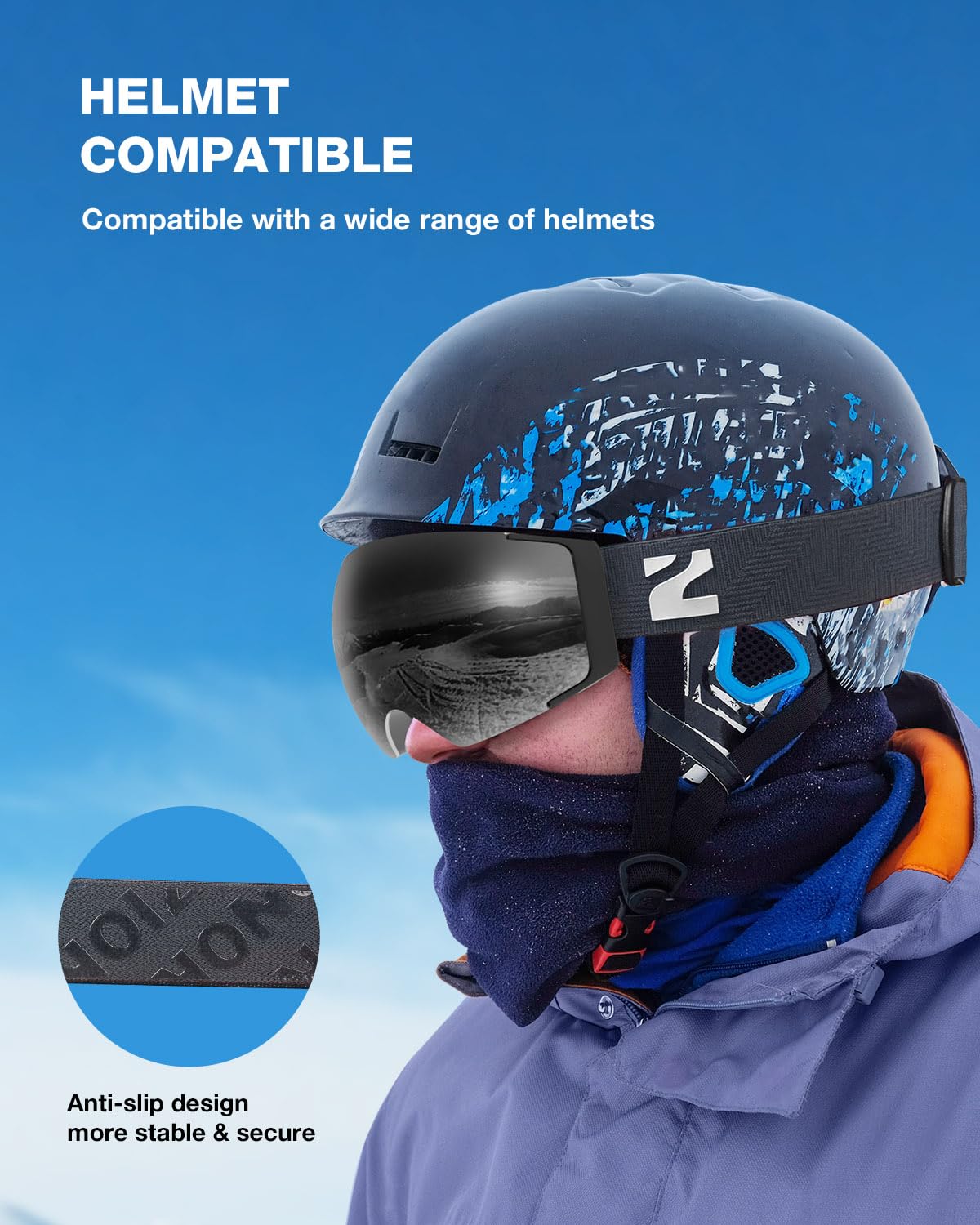 ZIONOR X4 adjustable strap and buckle for secure helmet fit