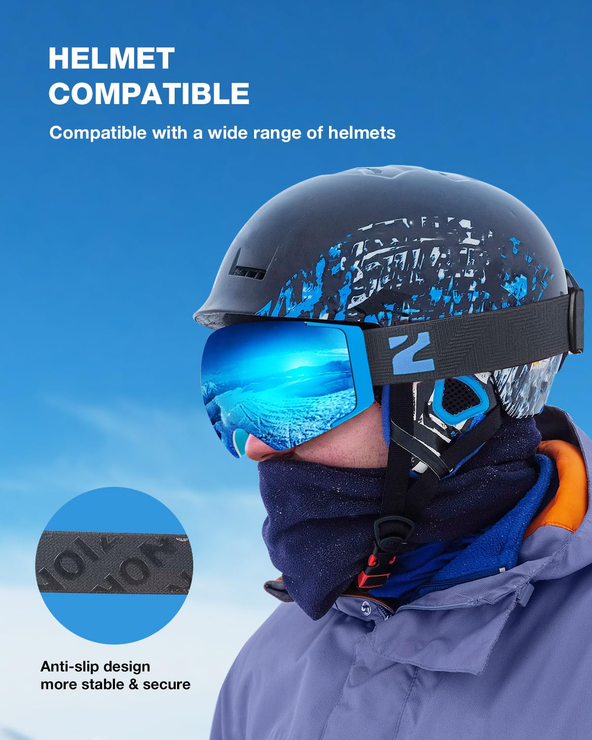 ZIONOR X4 venting ports visible to improve airflow and reduce fog