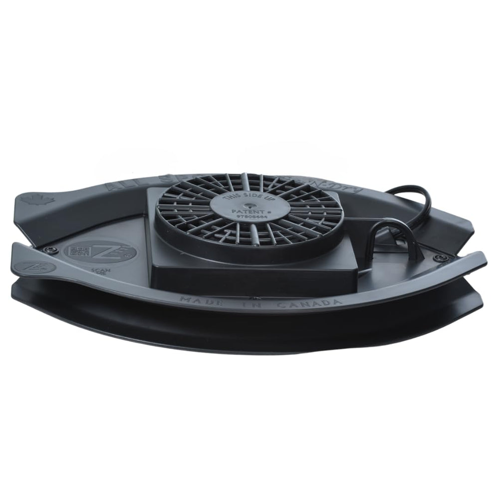 ZIPNDRY zipped inside a hockey bag demonstrating targeted airflow benefit