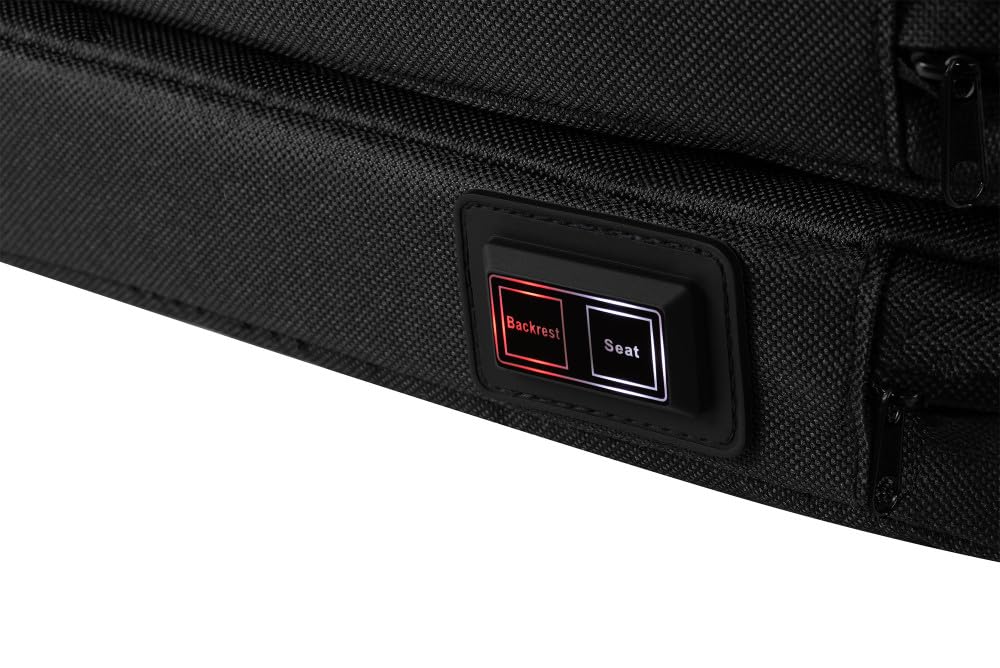 Zippo heated seats double showing integrated power pocket and carry handle convenience